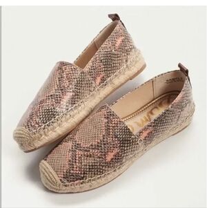 Sam Edelman Khloe Snakeskin Print Espadrilles